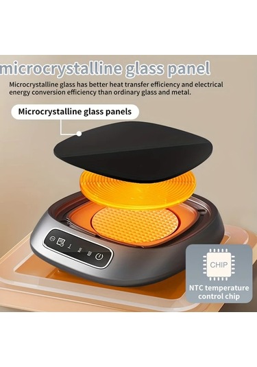 Willowhaven Pembe Mommed Akıllı Dokunmatik 3 Kademeli Usb Isıtıcılı Bardak Altlığı