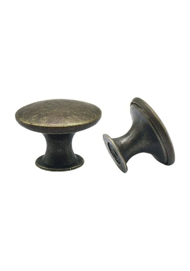 Kapı Kolları 10'lu Set Çekmece Kolları 30mm Vintage Pirinç Kulplar Mutfak Dolapları İçin Dolap Kolları