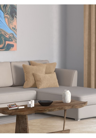 Home Daily Series Sahra Rengi Kırlent Yastık Kılıfı Sahra