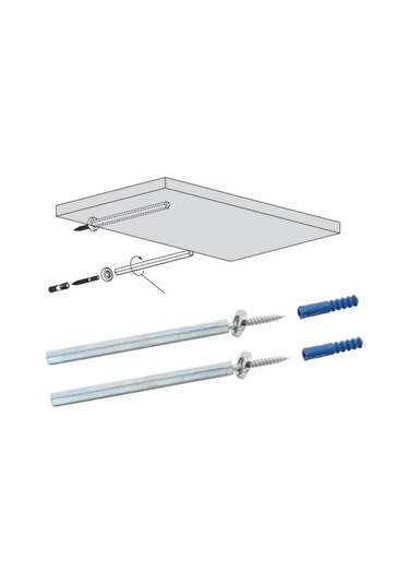 Nsp Gizli Raf Tutucu 10Cm 1 Çift