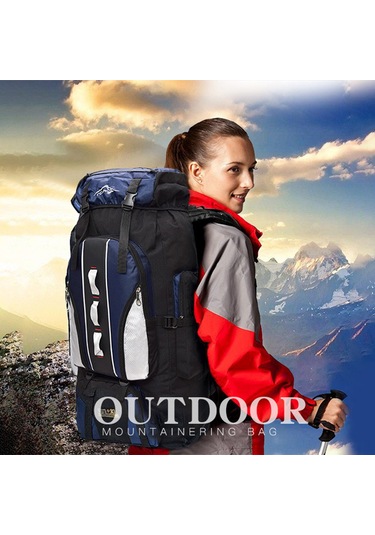 Dianziye Büyük Kapasiteli 100l Su Geçirmez Sırt Çantası - Outdoor Ve Seyahat İçin 111 Karakter Çok Renkli