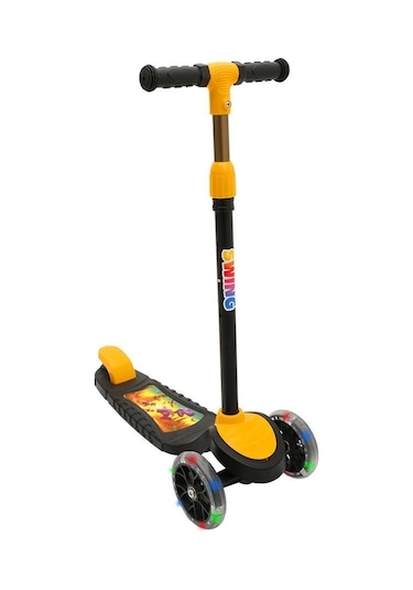 Swsc6-ı Işıklı Swing Scooter Sarı -kolat