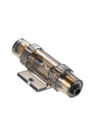 Xiyyadms Agu Sigorta Tutucusu 4/8 Gauge, Tam Bakır Temas Noktası, Ses Güç Hatları İçin Aşırı Akım Koruma, Gri Abs Malzeme