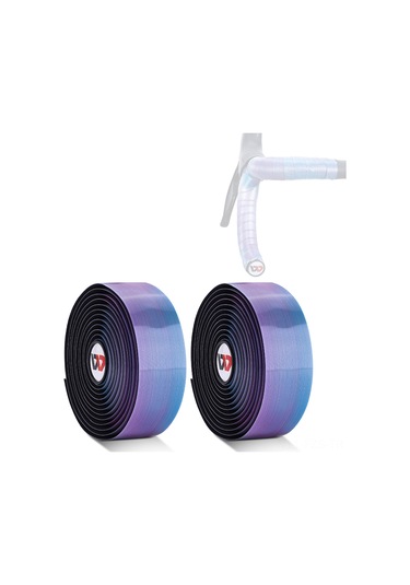 Fosenze Bisiklet El Tutucu Bandı Mor - Tpu+eva Materyal, Sıvı Emici, Kayma Önleyici, Şok Emici - 2 Adet Band + 1 Çift Tutucu Tıkanıklığı Mor