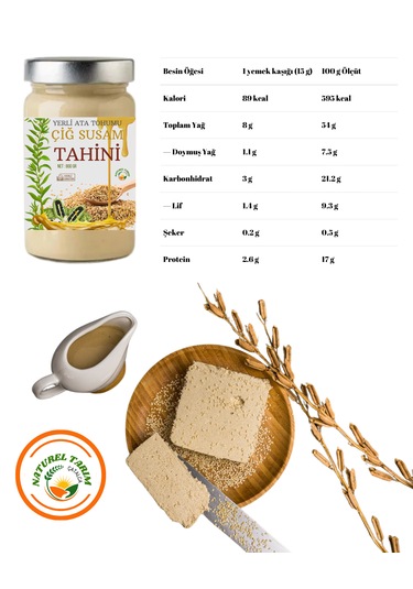 Naturel Kırmızı Pancar Pekmezi 550 Gr & Çiğ Susam Tahini 550 Gr