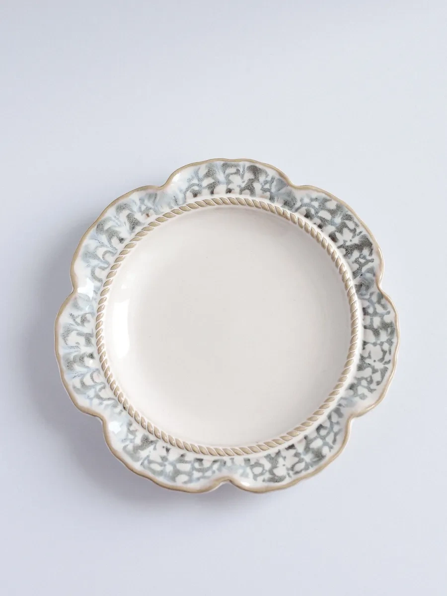 Aberu Shop Vintage Çay/kahve Takımı - Fincan Ve Kesesi Seti 220 Ml 356730483 Mavi Topaz