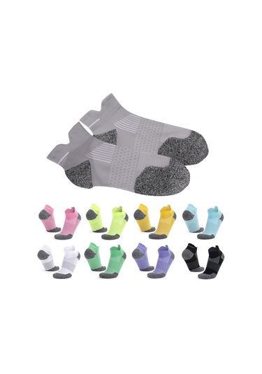 Folinda Spor Ayaklık, Arka Desteği, Nefes Alıcı Kumaş, Yürüyüş-jogging-yoga, Unisex, 5.5cm Yükseklik, 245-275mm Ayak, 1 Çift Açık Yeşil