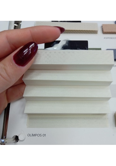 As Perde Keten Plise Perde Cam Balkon Pvc Uyumlu