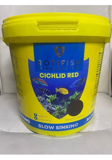 Rotifish Cichlid Red Yavaş Batan Small Etçil - 1mm 4kg