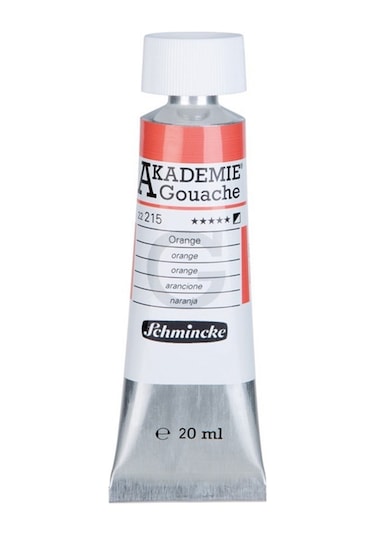 Schmincke Akademie Guaj Boya 20 Ml. 215 Orange