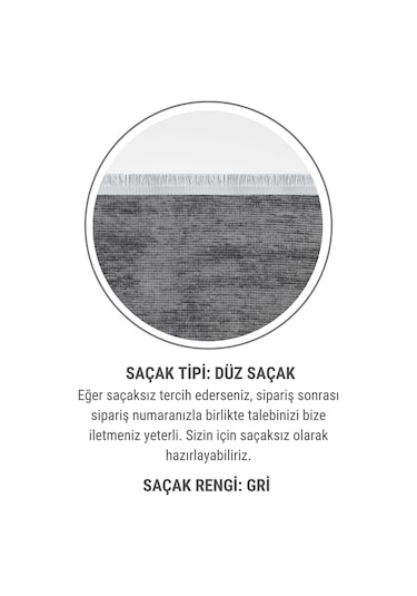 Azra Antrasit Kaymaz Taban Halı – Salon, Çocuk Odası ve Mutfak için Yıkanabilir, Yumuşak Kilim
