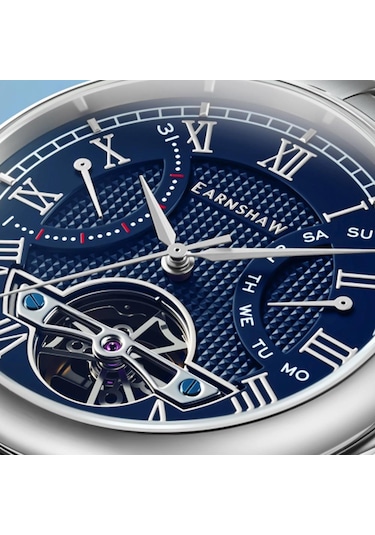 Earnshaw Es-8169-22 Erkek Kol Saati Metalik Gri