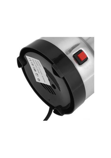 Moveevo 304 Paslanmaz Çelik Elektrikli Kahve Değirmeni - Tahıllar, Fıstıklar, Baharatlar İçin Hızlı Ve Eşit Değirme - 110v Amerikan Standartı Gümüş - Siyah