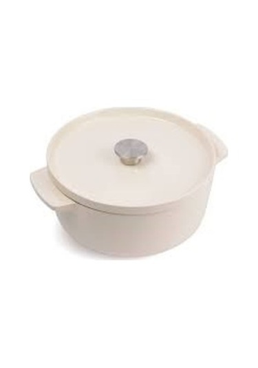 Kitchenaid Cc006059 Döküm Demir Tencere 26 Cm Almond Krem