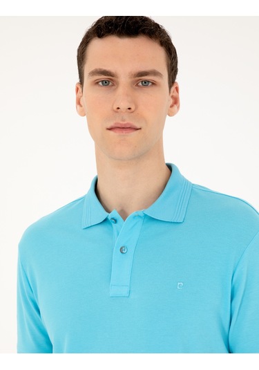Pierre Cardin Erkek Turkuaz Tişört Basic 50280754-vr093 Turkuaz