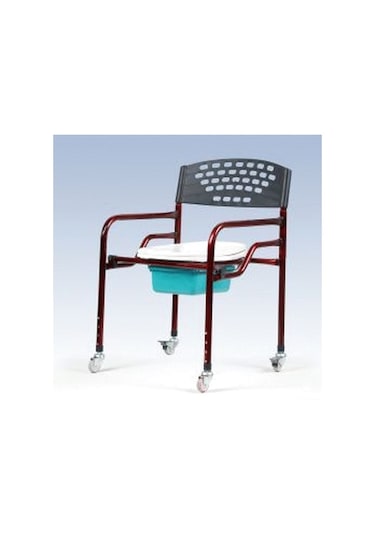 Pelitmed Tekerlekli Yükseklik Ayarlı  Hasta Tuvalet  Sandalyesi