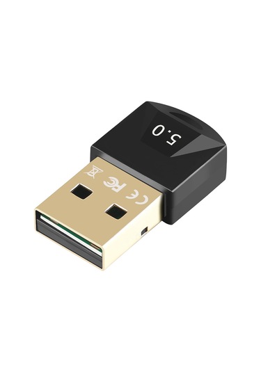 Wezone Usb Bluetooth 5.0 Adaptörü - Sürücü Gerektirmeyen Bilgisayar Transmitter/receiver - 3mbps Hızlı Veri Transferi