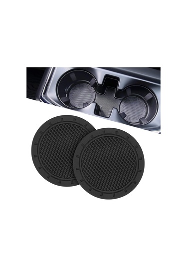 Paket - 6,8 Cm - Araba, Suv Ve Kamyonet İçin Siyah Evrensel Kaymaz Darbeye Dayanıklı Paspaslar