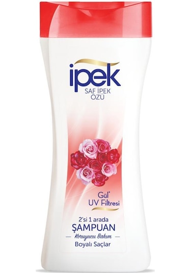 İpek Boyalı Saçlar Gül Uv Filtreli Şampuan 450ML