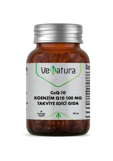 Venatura Coq Koenzim Q10 100 Mg Takviye Edici Gıda 30 Kapsül