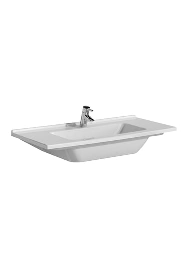 Vitra S50 5479B003-0001 Etajerli Lavabo 100 CM Beyaz