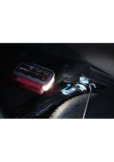 Genius GB70 Ultrasafe Lityum Akü Takviye + Powerbank + Led Lamba