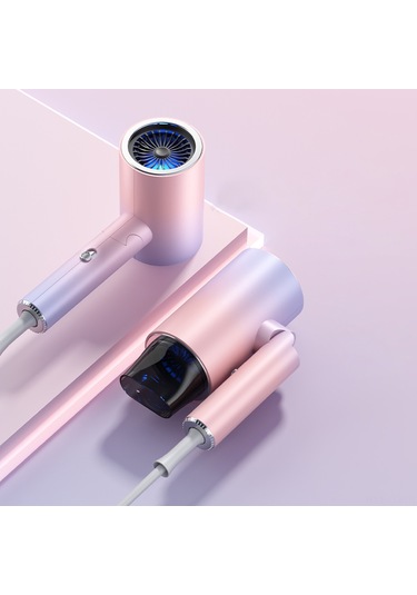 Skycity 1900w Ev Ve Seyahat Kullanıma Uygun Katlanabilir Saç Kurutucu - Akıllı Sıcaklık Kontrolü, Mavi Işık Saç Koruma, 3 Ayar Güçlü/yumuşak Rüzgar, Isı - Beyaz, Avrupa Standartı 220-240v