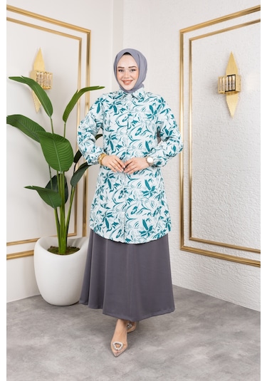 Etekli İkili Takım - Yeşil / T0106 Yeşil