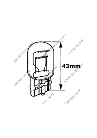 Fardoktoru T20 Turuncu Çift Duy Naturel Amber Oto Ampul Photon Ph5523Na
