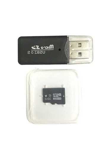 Pazly 32 Gb Siyah Sd Kart Kamera Kart Okuyucu Çocuklar İçin Kullanışlı Hafıza Kartı