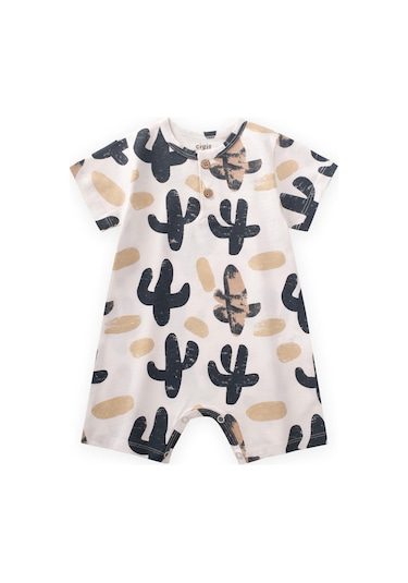 Cigit Desenli Tulum 0-4 Yaş Kırık Beyaz Beyaz