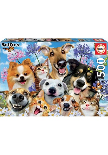 500 Parça Eğlenceli Güneş Selfie'si Puzzle educa 17983
