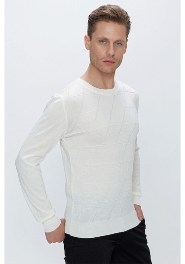 Tr 837 Ekru Balıkçı Triko Ekru