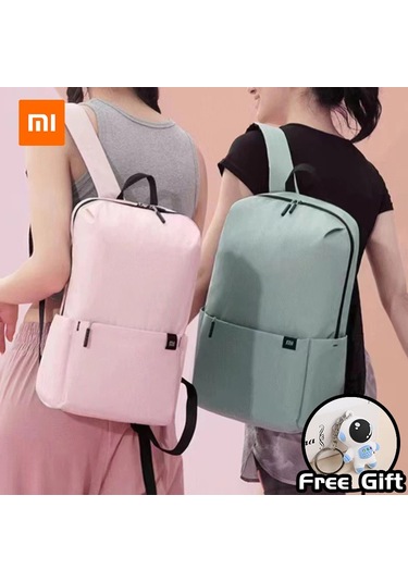 Renkli Küçük Sırt Çantası Erkek Ve Kadın Omuz Çantası Açık Su Çok Renkli