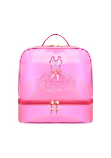 Suntek Bale Dans Sırt Çantası Günlük Spor Jimnastiği Için Gül Kırmızısı