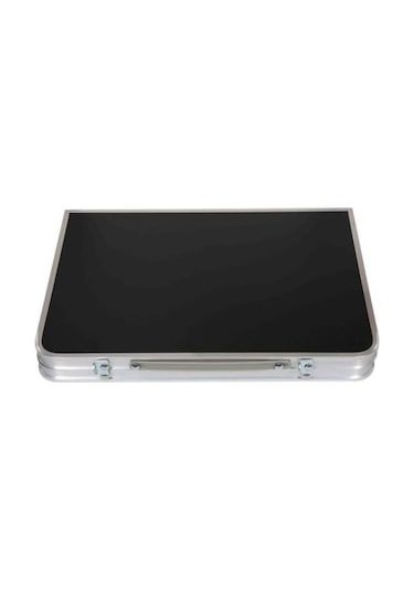 Katlanır Alçak Kamp Piknik Masası 60X40 Cm Siyah