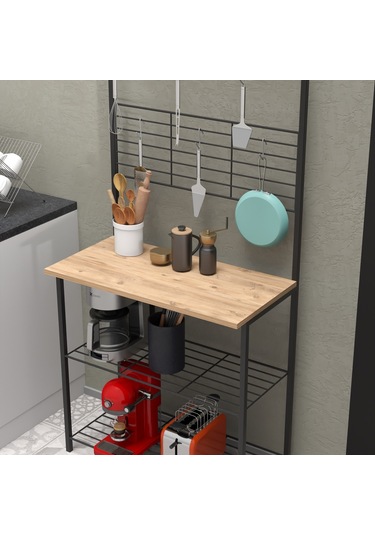 Retodesign Atlantik Çam Mutfak Bangosu .mutfak Masasi. Mutfak Rafi 1850