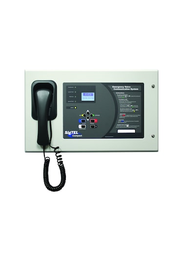C-TEC SigTEL Compact1-64 ECU-8 İtfaiyeci Telefon Sistemi Ana Kontrolör 8 Hat Bağlanabilir