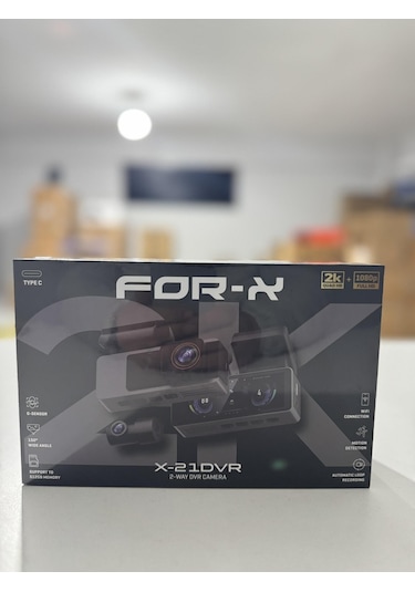 For-x X-21 Dvr Araç İçi Kayıt Kamerası 2 Kameralı