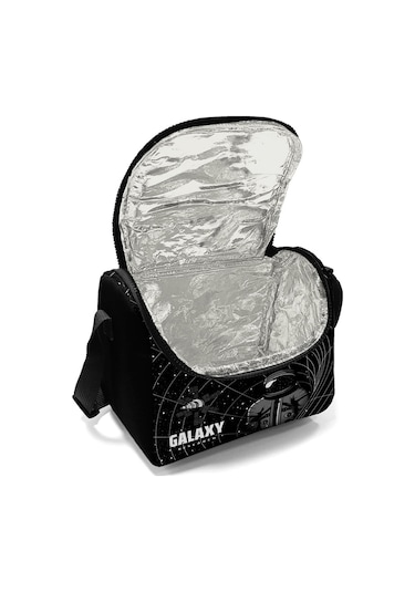 Coral High Kids Siyah Galaxy Desenli Thermo Beslenme Çantası 11784