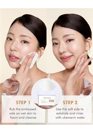 Dermal Rice Bubble Temizleme Pedi Makyaj Temizleyici Peeling Etkili Ve Nemlendirici Temizleme Pedi