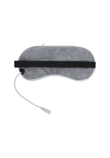 Lichen Elektrikli Isıtmalı Göz Maskesi, Usb Isıtıcı Göz Maskesi, Gri