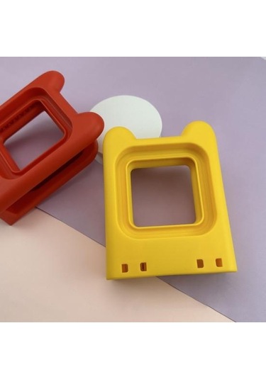 Kırmızı Ekmek Kesici Verimli Paslanmaz Çelik Sandviç Kesici Kullanımı Kolay Çıkarılabilir Bıçak Gıda Sınıfı Ev Sandviç Makinesi