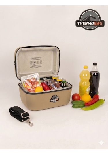 Thermobag 8lt Isı Yalıtımlı Soğutucu Termos Çanta Altın