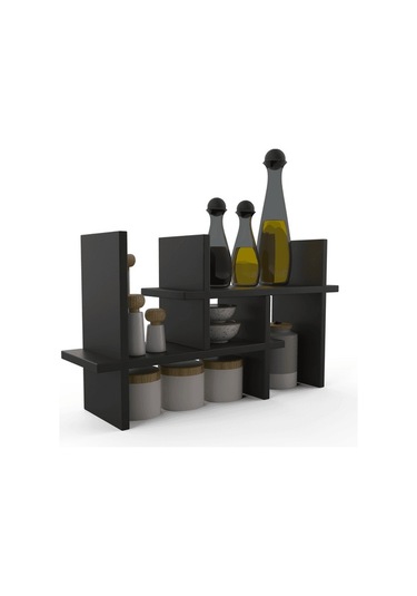 Mutfak Rafı 002 - Siyah