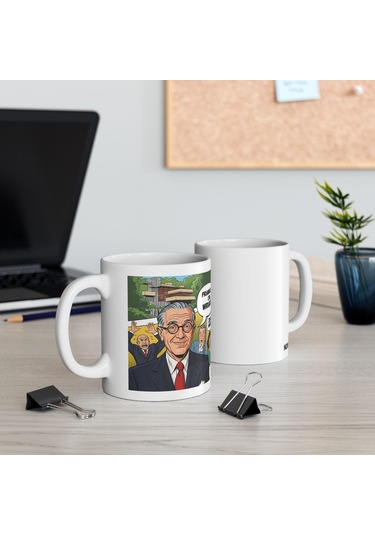 Mimarlık Mizah Kupa Bardak Frank Lloyd Wright Zaha Hadid Tasarım Mimar Hediye Porselen Kahve Kupası Beyaz