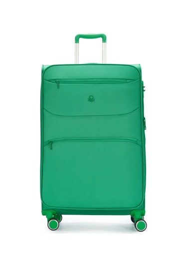 Benetton Büyük Boy Kumaş Valiz Yeşil Bnt2400