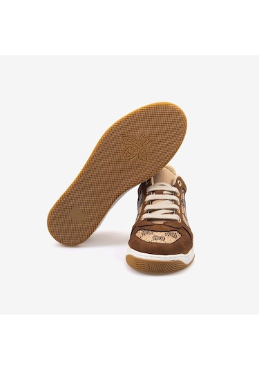 Rouge Hakiki Deri Kadın Spor & Sneaker Ayakkabı 7180-18 Taba