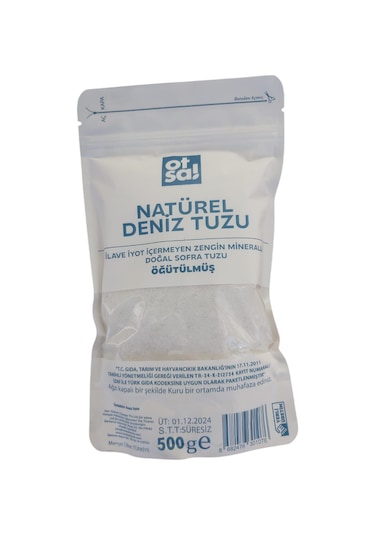 Otsa Deniz Tuzu Toz 500 G