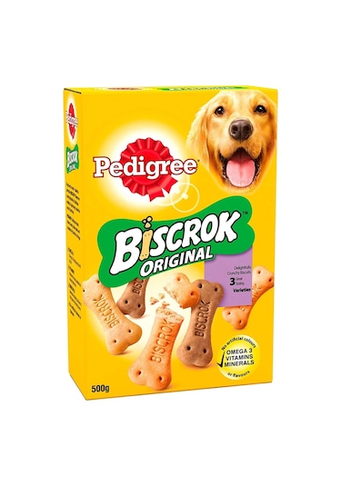 Pedigree Biscrok Original Köpek Ödül Bisküvisi 12 x 500 G